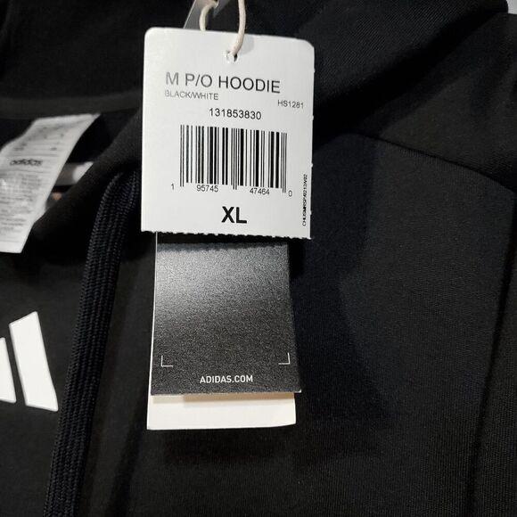 All-American Team Hoodie Mens XL Black Adidas College Soccer Sports Drawstring - Picture 2 of 11